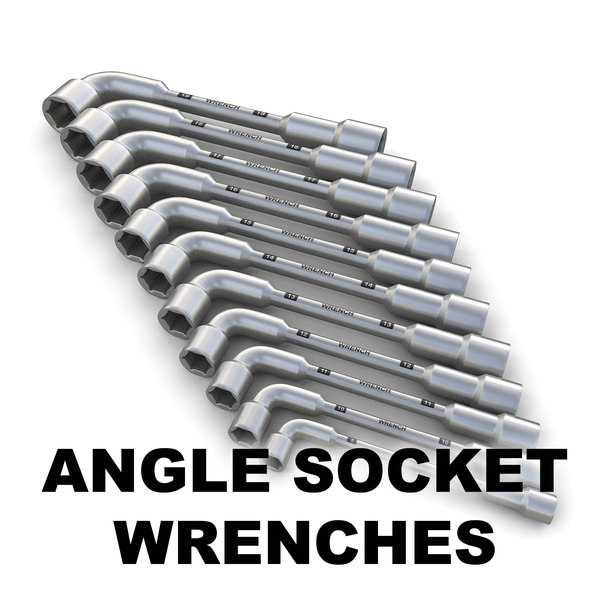 angle socket wrenches 3d max - Angle socket wrenches by ralpatov